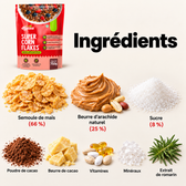 Chocolate Peanut Butter Corn Flakes, 750 g | Alpino