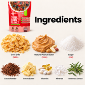Chocolate Peanut Butter Corn Flakes, 750 g | Alpino