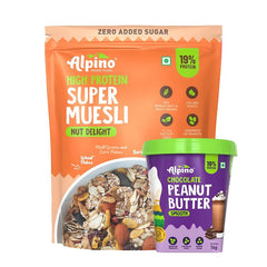 Breakfast Combo - Super Museli Nut Delight 400g & Chocolate Peanut Butter Smooth 1kg-1