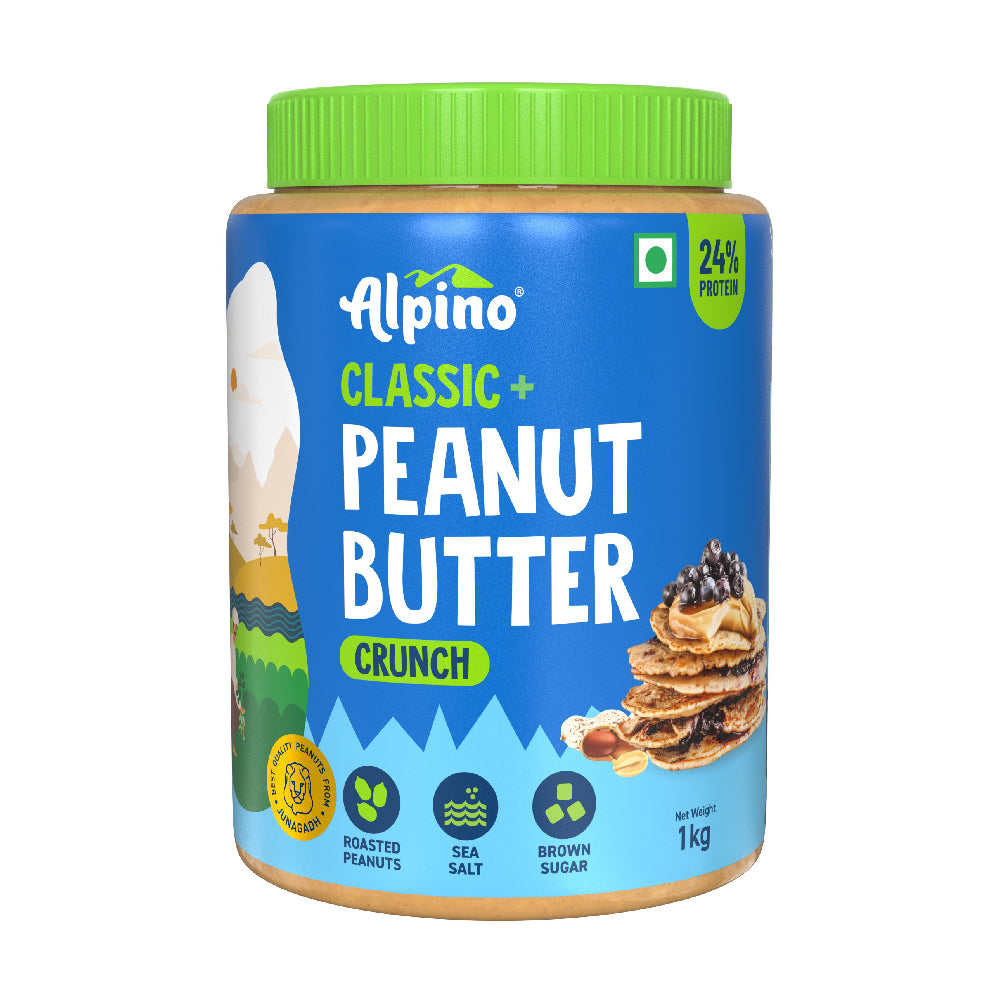 Classic Peanut Butter Crunch | 90% Roasted Peanuts | High Protein Peanut Butter Crunchy | Gluten-Free | Vegan-1