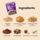 Chocolate Peanut Butter Granola/Oats Monk Fruit Sweetened, 400 g | Alpino