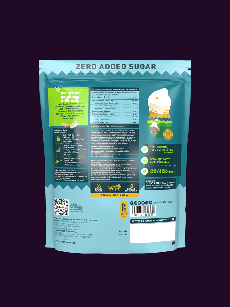 Alpino Super Muesli Cinnamon-2