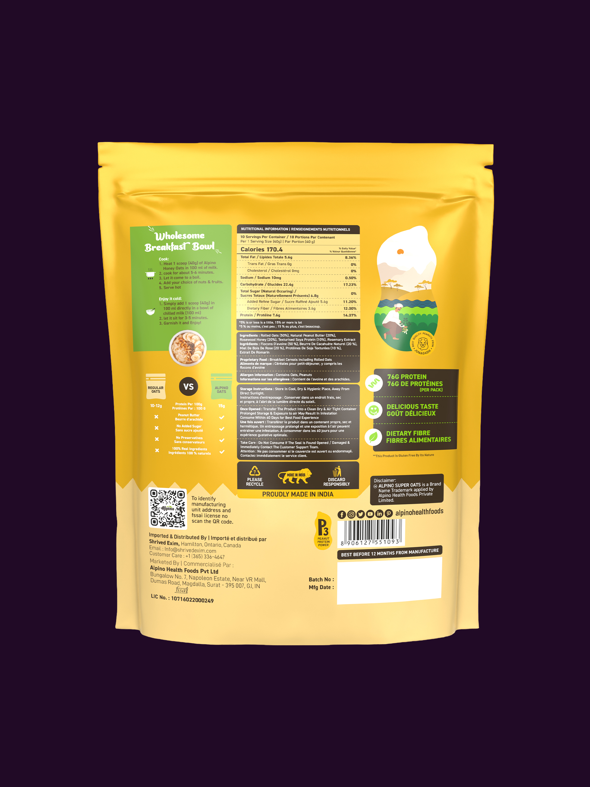 Alpino Super Oats Honey