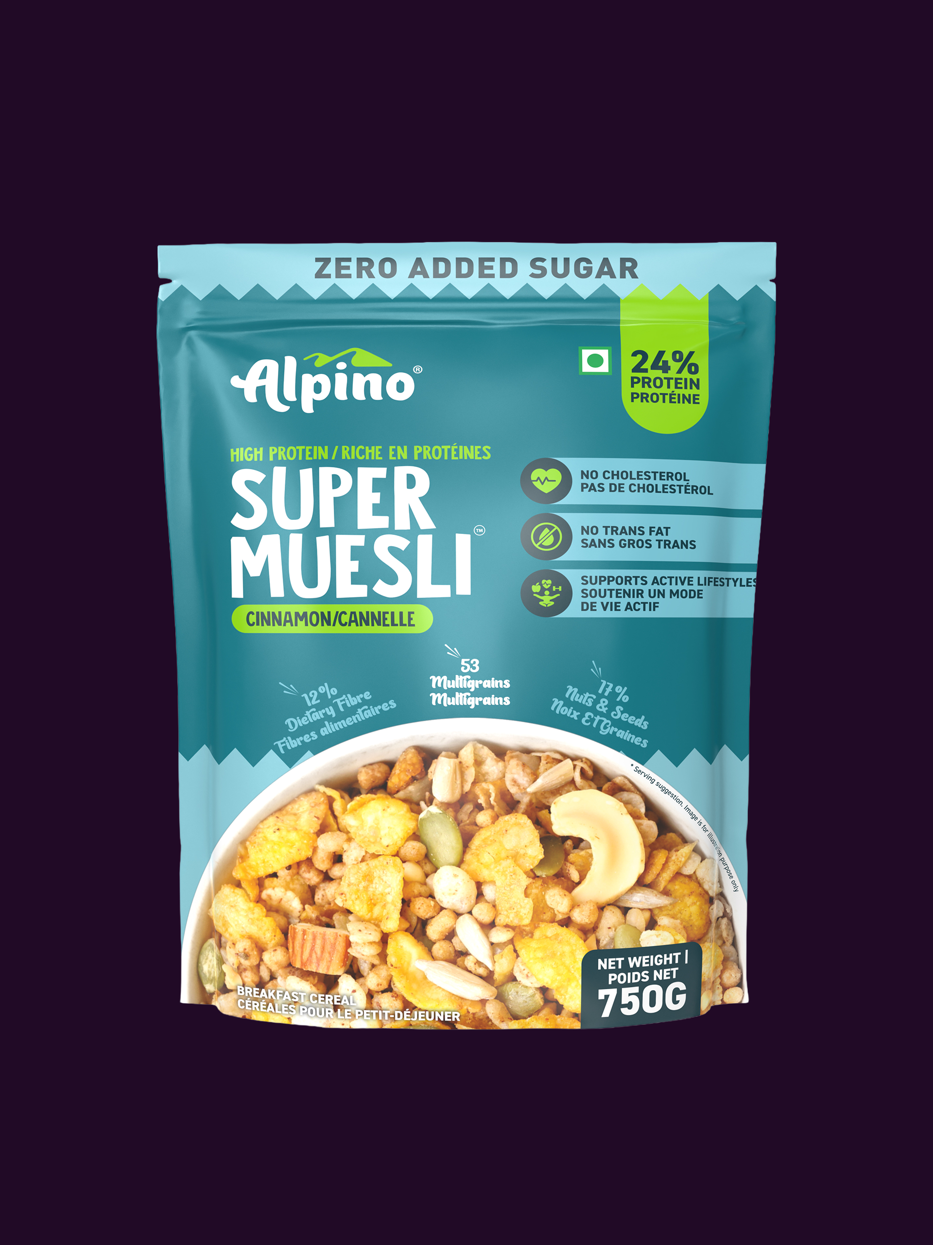 Alpino Super Muesli Cinnamon-1
