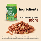 Natural Peanut Butter, No Sugar or Salt Added | Alpino